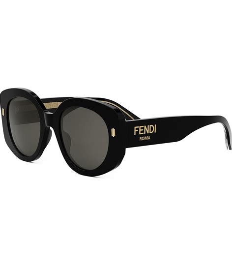 fendi 51mm round sunglasses|Fendi sunglasses oversized.